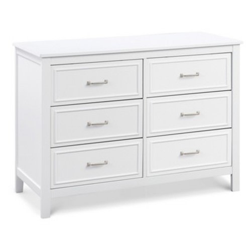 DaVinci Charlie 6-Drawer Double Dresser - White