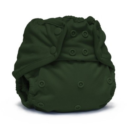 Kanga Care Rumparooz Double Leg Gusset Reusable Cloth Diaper Cover One Size Snap | Pine Green 6-35 lbs