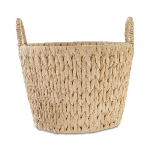 Way To Celebrate Easter Decorative Beige Paper Basket, 14" x 13"