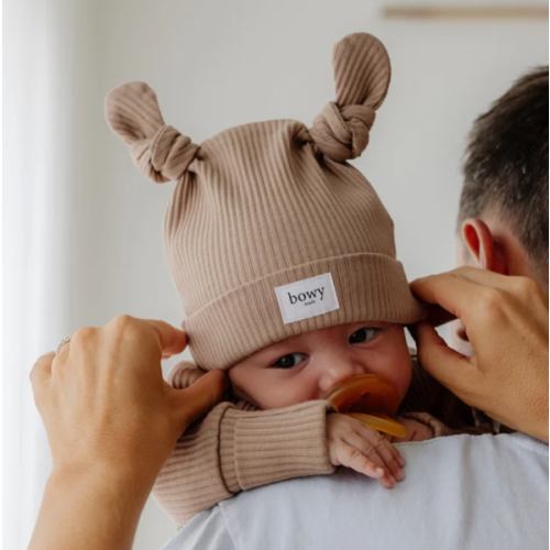 Double Knot Beanie - Chocolate