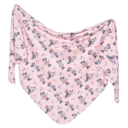 Copper Pearl Knit Swaddle Blanket - Minnie Mouse: Non-Toxic, Classic Patterns, 46 x 46 Inches, 1 Pack