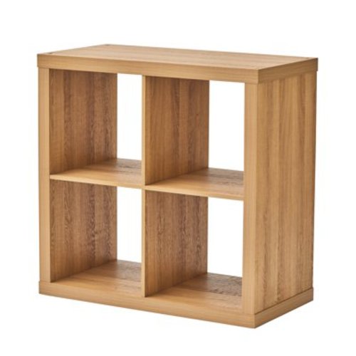 Better Homes & Gardens 4-Cube Storage Organizer, Light Honey