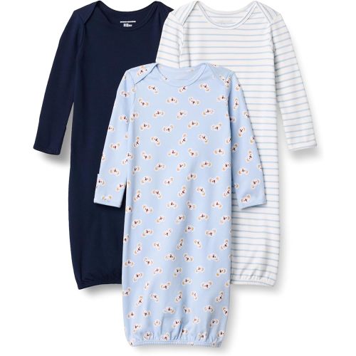 Amazon Essentials Unisex-Baby Long Sleeve Sleeper Cotton Gown