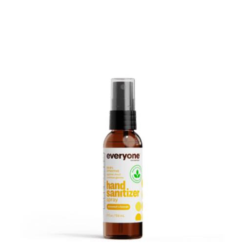 Pack of 6, Everyone Coconut & Lemon Hand Sanitizer Spray, 2 oz