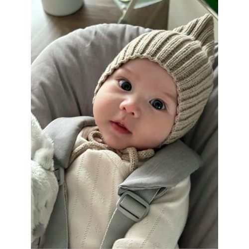 Wool Knitting Baby boy Gril elf hat Kids Handmade Bonnet Newborn Knit Beanie hat