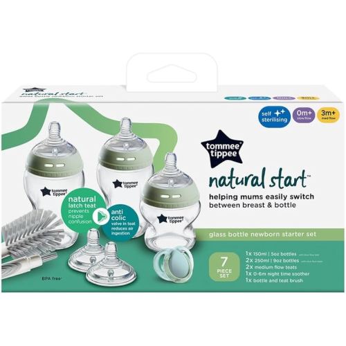 Tommee tippee glass starter set