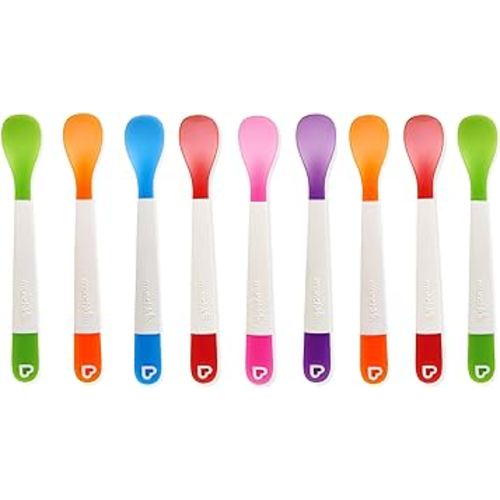 Munchkin 9 Piece Lift Infant Spoons, Colors Vary