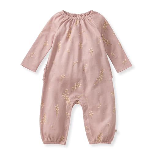 Burt's Bees Baby baby-girls Jumpsuit - 100% Organic Cotton, One-piece Coverall Outfit for Sizes Newborn to 24 Months