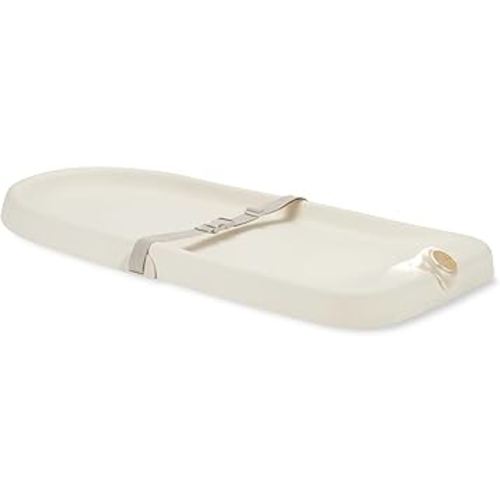 Skip Hop Baby Changing Pad Nursery Style Light-Up Wipeable and Contoured with Cushioned Foam Fits Standard Changing Tables Oat