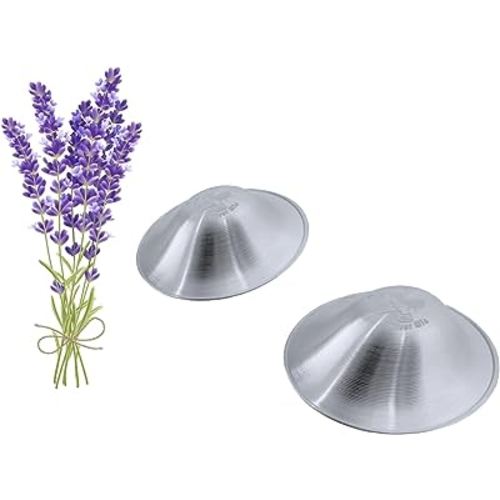 SilverMio The Original Silver Nursing Cups, Nipple Shields for Nursing Newborn, Nursing Silver Breast Pads Breastfeeding Newborn Essentials Must Haves, Baby Essentials (Regular Trilaminate)