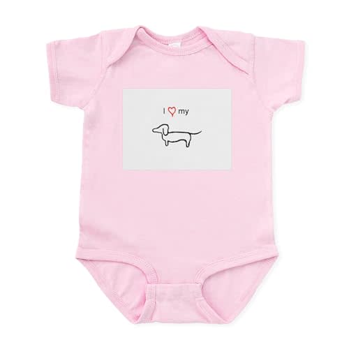 CafePress Dachshund Lover Infant Bodysuit Cute Infant Bodysuit Baby Romper