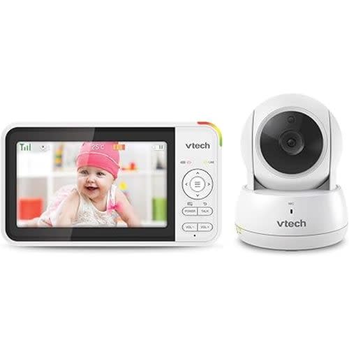 VTech VM924 Baby Monitor Video and Audio, 5 Inch LCD Color Screen Baby Camera with VOX Monitor Night Vision Temperature Sensor : Amazon.it: Baby Products