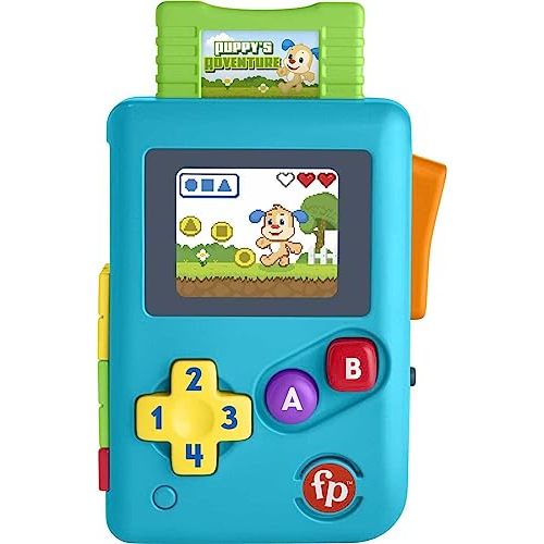 Fisher-Price Baby & Toddler Toy Laugh & Learn Lil’ Gamer Pretend Video Game with Lights & Music for Infants Ages 6+ Months