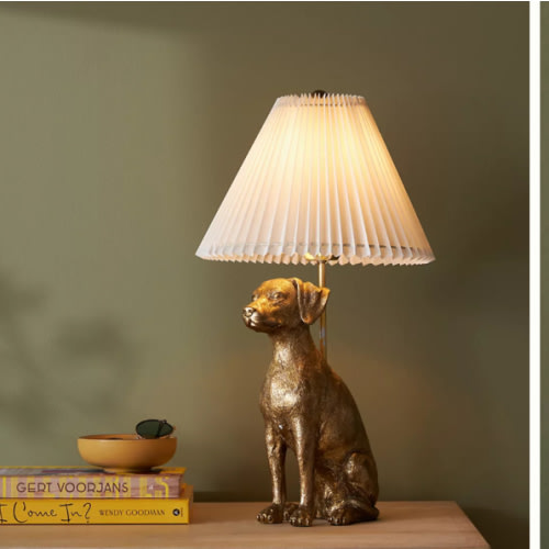 Dog Table Lamp | Anthropologie