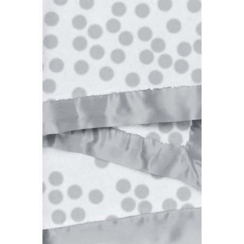 Little Giraffe Luxe Soda Baby Blanket, Silver