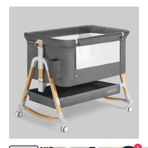 HARPPA Cuddly | 3-in-1 Baby Bassinet Bedside Sleeper