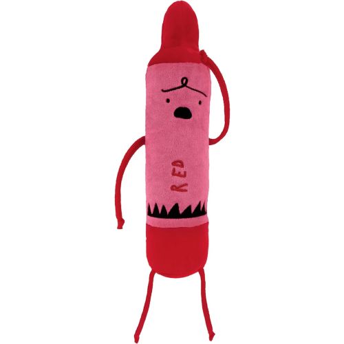MerryMakers The Day the Crayons Quit Red Soft Plush Crayon Toy, 12-Inch, from Drew Daywalt and Oliver Jeffer's The Day the Crayon's Quit Book Series