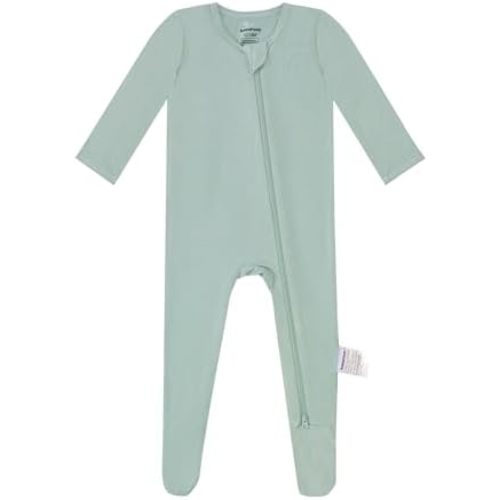 BubblePanda Rayon Made From Bamboo Baby Pajamas Baby Clothes for Boys Girls Unisex Zip-Front Non-Slip Onesie Sleeper