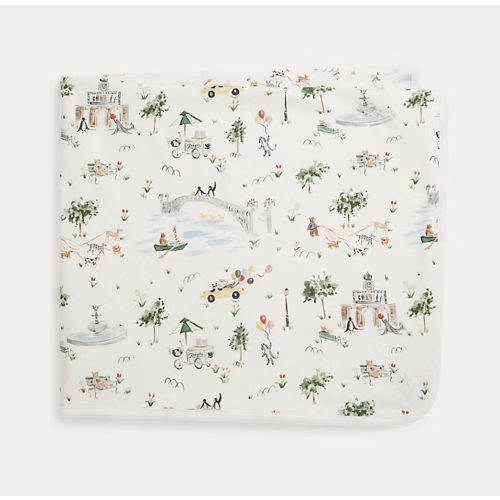 RL Baby x Riley Sheehey Cotton Blanket