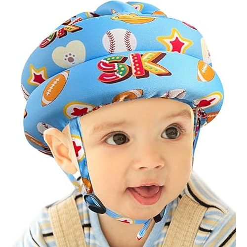 Simply Kids Baby Helmet for Crawling Walking I Baby Head Protector No Bumps and Soft Cushion Infant Baby Safety Headguard for Learning to Walk I Toddler Helmets 1-2 Years Old, 6-12 Months