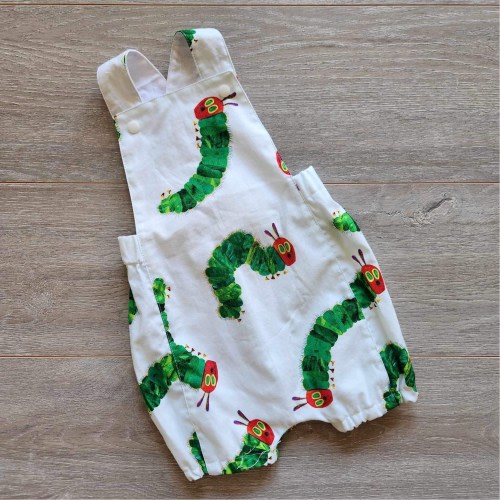 Hungry Caterpillar Romper, Caterpillar Outfit, Colourful Spots Romper, Summer Romper, Overall Romper, Hungry Caterpillar Boys Overalls ,