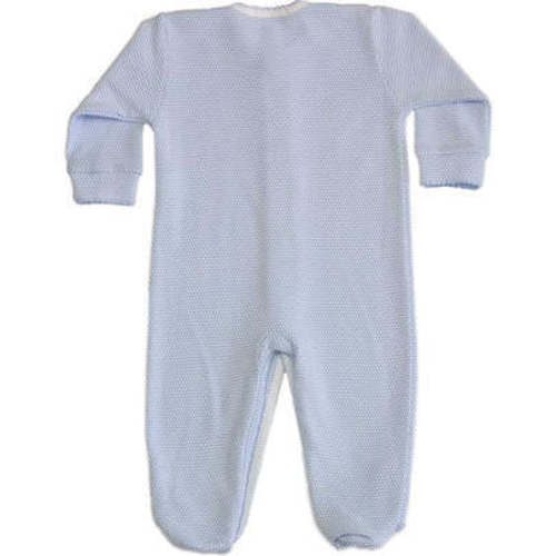 Bubble Long Sleeve Footie, Blue - Nellapima | Maisonette