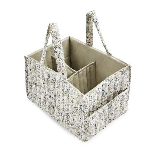 Avery Row Nappy Caddy | Quilted Diaper Organizer | Kido Bebe