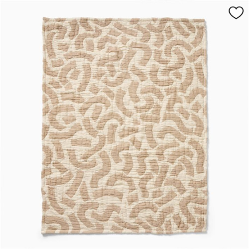 Sprinkled Waves Baby Blanket
