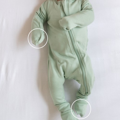 Baby Bamboo Pajamas w/ DreamCuffs®