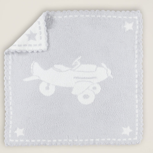 CozyChic® Scalloped Receiving Blanket | Barefoot Dreams®