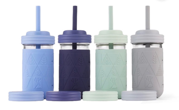 12oz Glass Mason Jar Drinking Tumblers + Food Storage