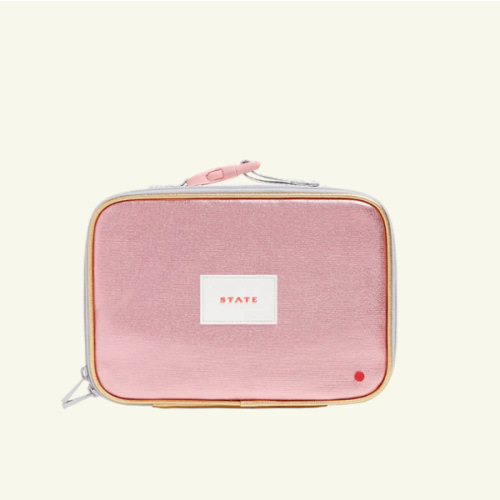 STATE Bags | Kane Kids Travel Backpack Metallic Pink/Silver | Back to School | Travel Backpack