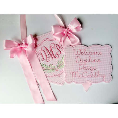 Pink Gingham Baby Set – Little Happies