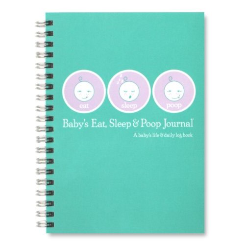 Baby's Eat, Sleep & Poop Journal, Log Book (Aqua)