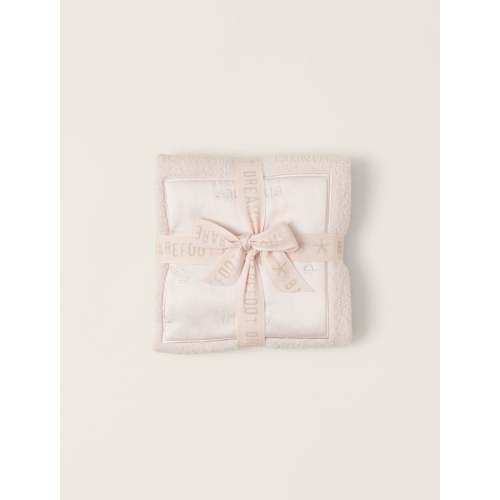 Satin Trim Receiving Blanket - Pink