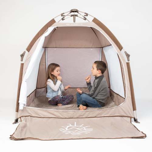 Go With Me® Villa Portable Tent/Playard-Sandstone