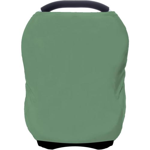 Car Seat Covers Baby - Multi-use Cover Carseat Canopy, Breathable Breastfeeding Cover, Car Seat Covers for Bbies, Boys & Girls Shower Gifts (Light Green)
