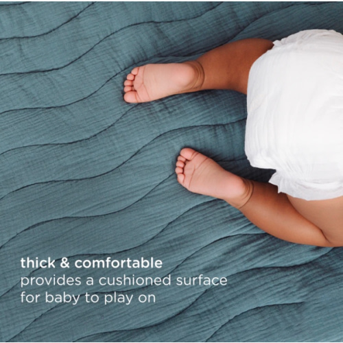 padded floor mat & washable muslin cover