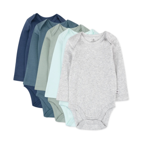 5-Pack Organic Cotton Long Sleeve Bodysuits | Honest Baby Clothing