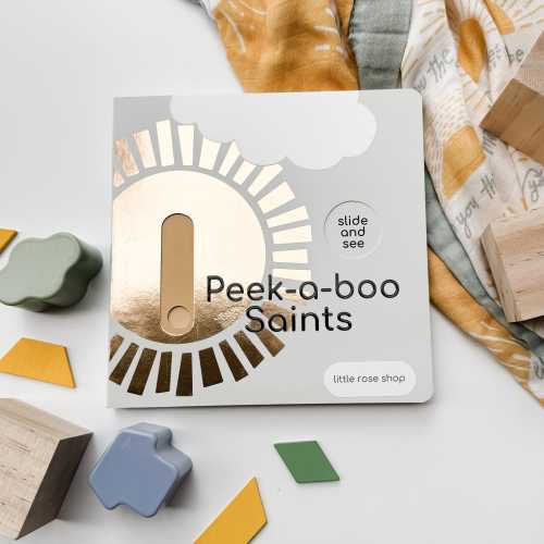 Peek-a-boo Saints Catholic Board Book – The Little Rose Shop