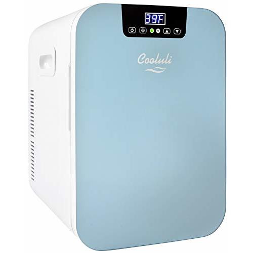 Cooluli 20L Mini Fridge For Bedroom (Blue)