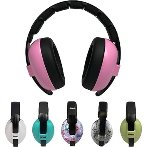 Banz Bubzee Baby Headphones for Noise Protection - Baby Ear Muffs, Newborn Infant & Toddler, 0 to 36 Months, Adjustable