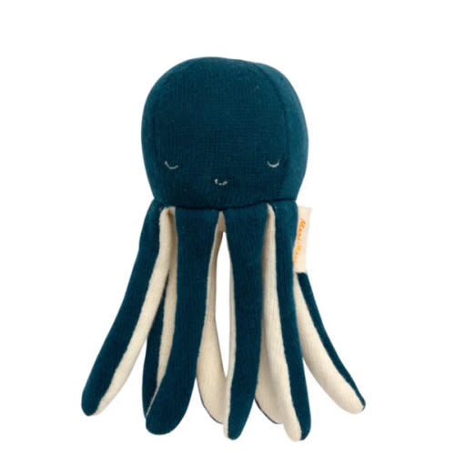 Octopus Baby Rattle | Meri Meri | Freshie & Zero