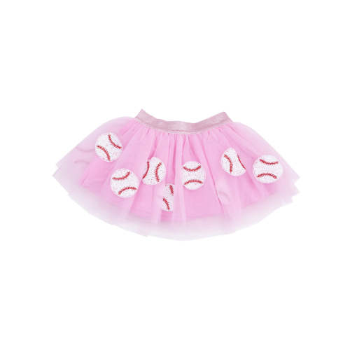 Baseball Tutu Skirt, Pink