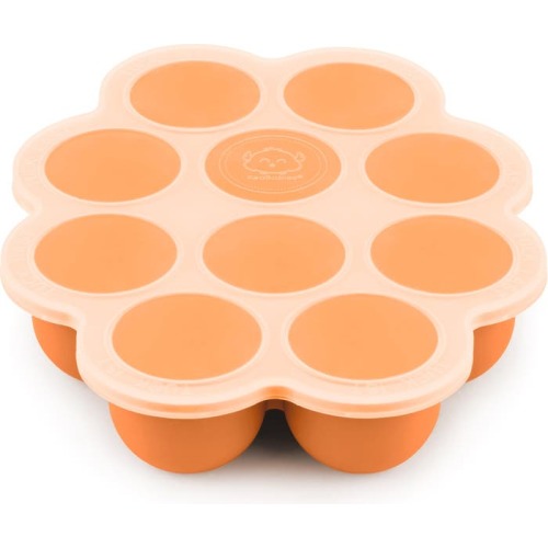 KeaBabies Prep Silicone Baby Food Tray, Maple