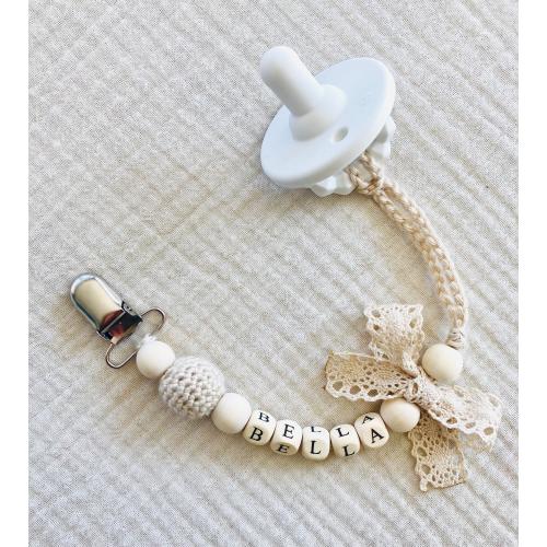 Personalized Baby Pacifier Clip