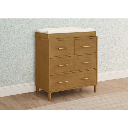 Classic 4 Drawer Dresser with Changing Top and Interlocking Drawers | Delta Children