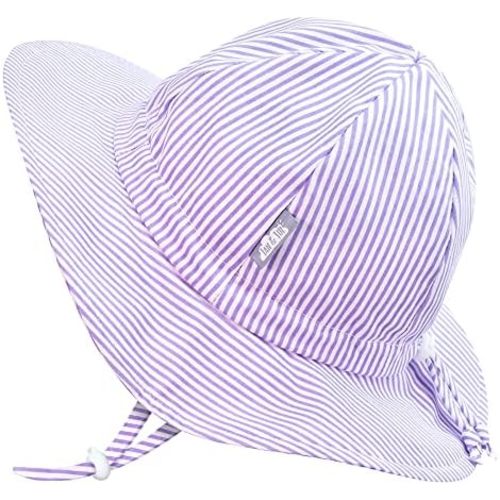 JAN & JUL 50+ UPF Cotton Sun Hat with Wide Brim for Toddler Girls