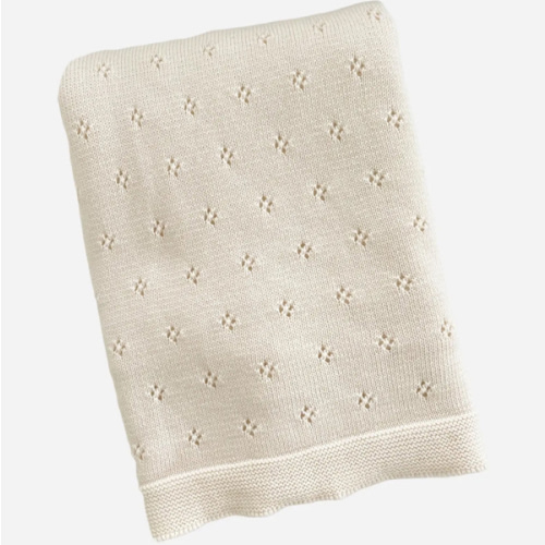 Organic Cotton Heirloom Pique Blanket