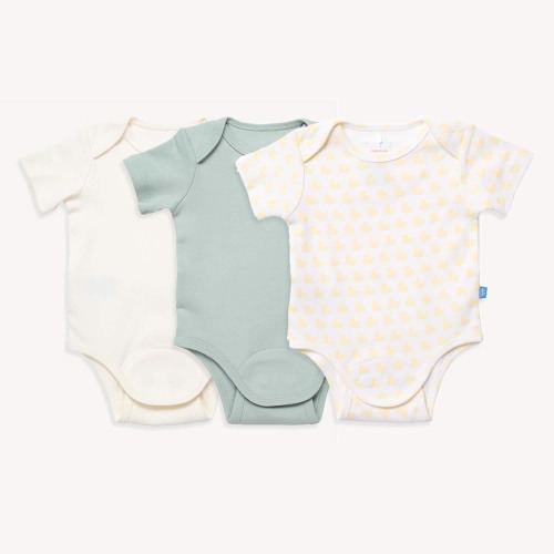 meadow dream organic cotton magnetic bodysuit | 3 set – Magnetic Me